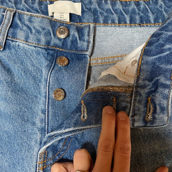 H&M Blue High Rise Jeans - Picture 3 of 7